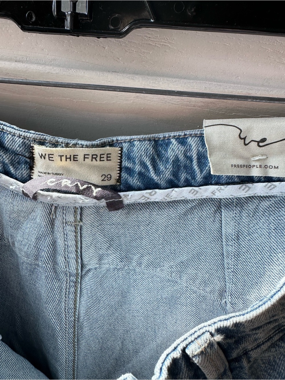 We The Free Light Blue Denim Shorts - Picture 3 of 4